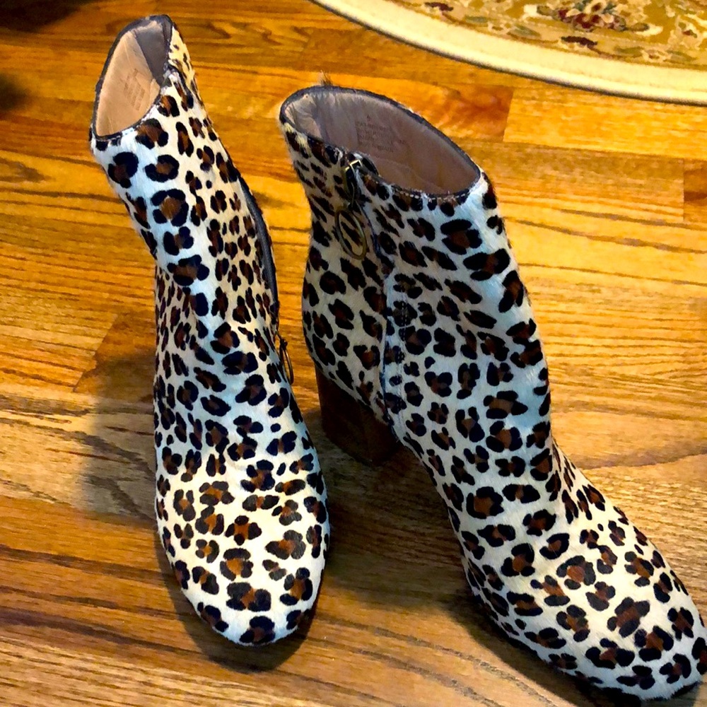 Animal print ankle boots by ABLE